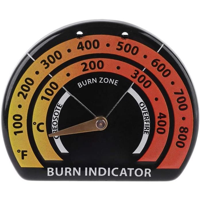 ZZALLL ZMJ Magnétique Thermomètre De Poêle De Cheminée Indicateur 