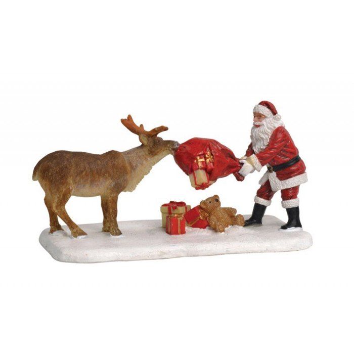 2 Traîneaux De Père Noël Miniatures En Plastique - Décoration De Table, Cheminée, Porte-Bonbons - 13x6.5x5.2 Cm