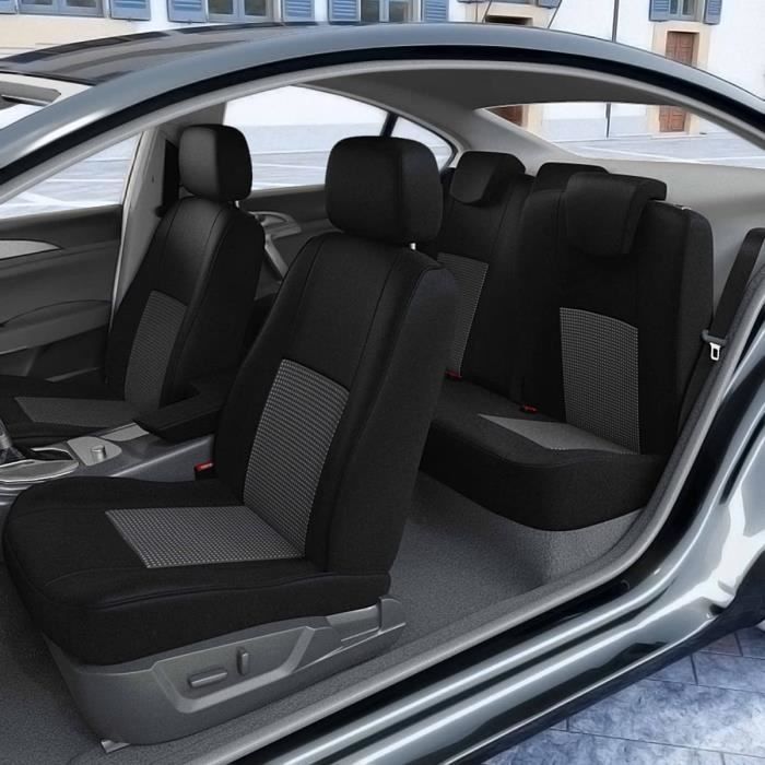 Protection universelle de siège de voiture Protection de siège arrière haut  de gamme, compatible Isofix 