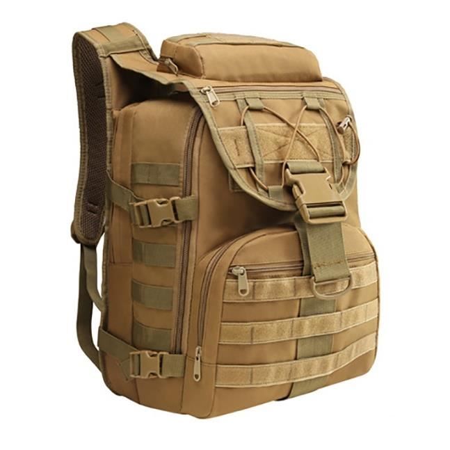 Sac à Dos Tactique 70L - Militaire / Randonnée - MOLLE, Imperméable - Fabriqué En Ukraine