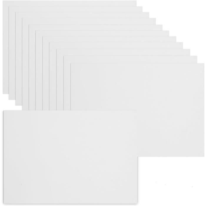 Cartes Vierges 4 X 6, Stimulez L'Imagination 100 Pièces Cartes Postales Vierges Blanches Vierges