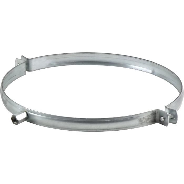 Collier De Serrage En Acier Galvanisé Pour Tuyaux - Norme DIN 4109, Charge Max 650 N, Avec Vis M8