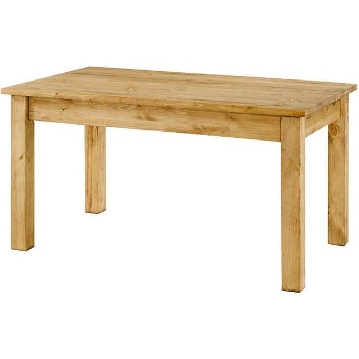 Table Repas Pin Massif 140x90 Cm Allonges En Achat Vente