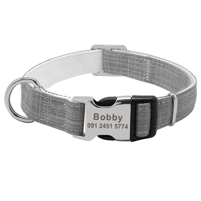 Dog Collar Personalized Nylon Pet Dog Tag Collar Engraved Puppy Cat ID dog-collar-personalized-nylon-pet-dog-tag-collar-engraved-puppy-cat-id