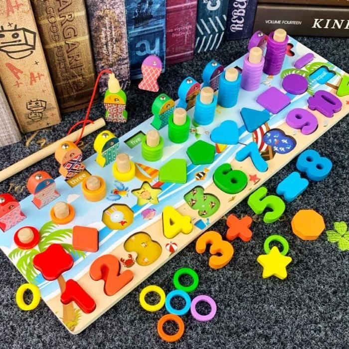 Jouet Montessori Magnétique Jeu Magnétique Montessori XIAPIA - Puzzle 2 En 1 - Jouet Voyage 3-5 Ans - Cadeau éducatif Puzzle Enfant Voyage