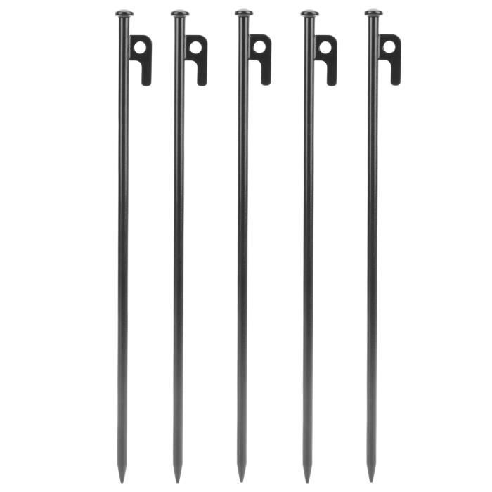 Lot De 4 Piquets De Tente En Alliage Aluminium 8,5x36,5 Cm - Arceaux Solides Pour Camping, Bâche, Auvent