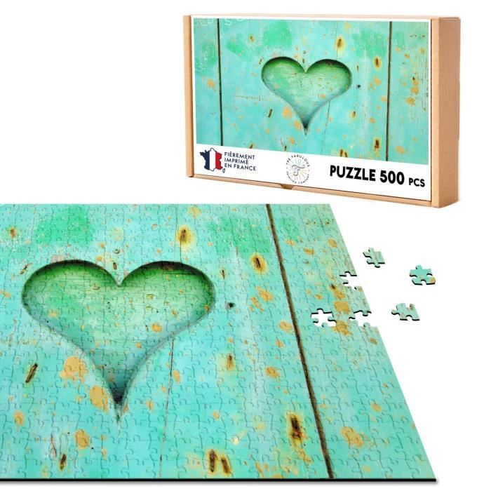 Lot multiple 4 en 1 - Puzzle de 500 pièces pour adultes - Ensemble de