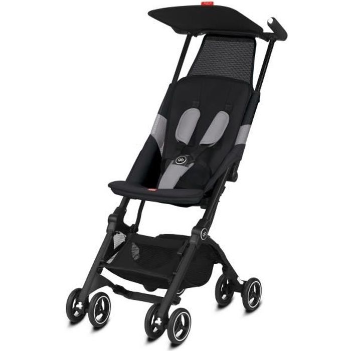 Poussette GB Pockit Air All Terrain Velvet Noir Poussette Canne Doubles Roues Poids 15 36 kg