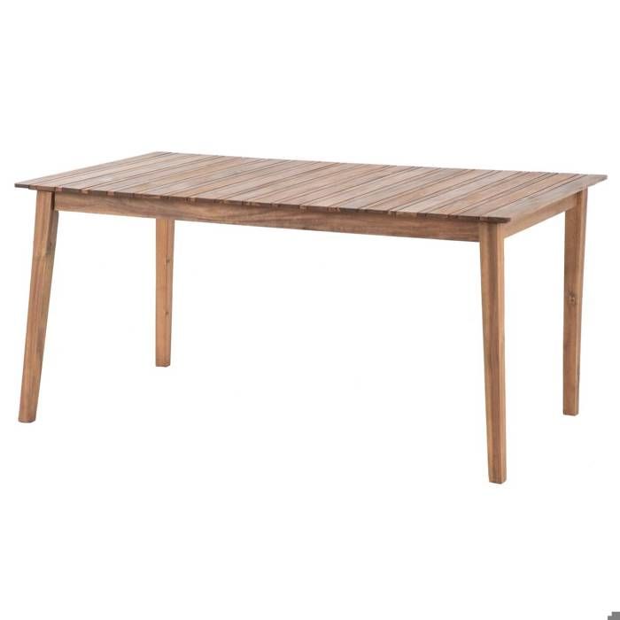 Table de jardin rectangulaire Tiwi 8 places en acacia - Hespéride