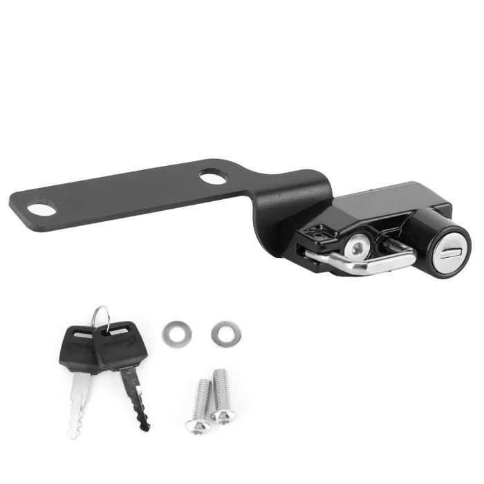Dfuqanb Antivol Casque Moto Universel 2 Pièces - Cadenas Alliage Zinc Pour Guidon 22-28mm - Sécurité Renforcée