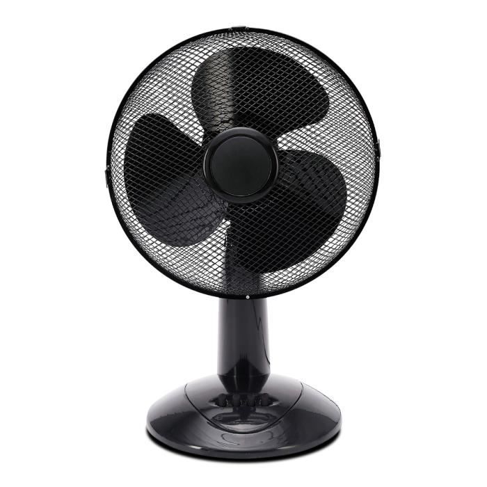 Ventilateur sur pied à 3 niveaux de vitessefonction oscillation à 70°puissance 30W-Diamètre 30 x Hauteur 50 cm-JUANIO - Juanio