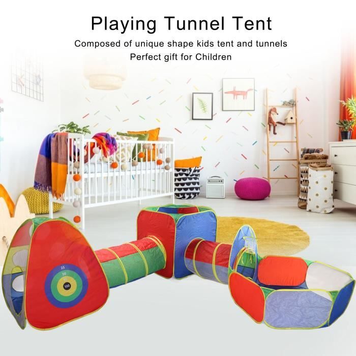 ITENT Tente Pour Chat Pour Intérieur Et Extérieur  Extérieur, Tunnel Et Maison De Jeu Parc De Jeu Pour Chaton Xl Portable Tunnel De Jeu Pour Chatons Lapins Et Petits Animaux