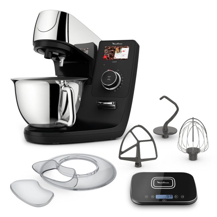 Moulinex Robot pâtissier I-Coach TouchVotre Coach pâtissier connecté silencieux