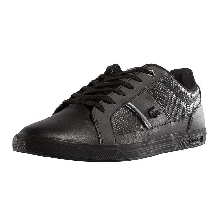 basket lacoste femme noir