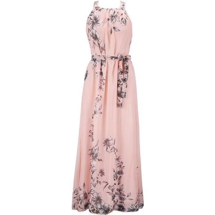Robe Maternité Bohème Sans Manches à Imprimé Fleuri - Robe Été Sexy Allaitement | Tenue Élégante Grossesse