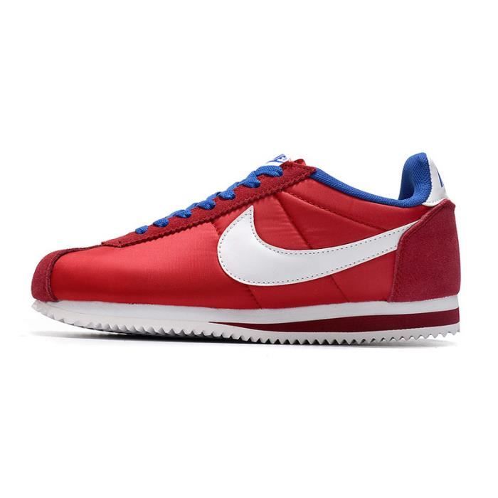 Basket AUTREMENT CLASSIC CORTEZ Rouge blanc Lacets Synth tique