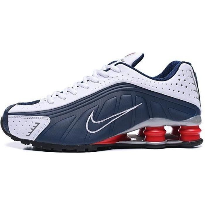 Nike shox r4 homme bleu best sale