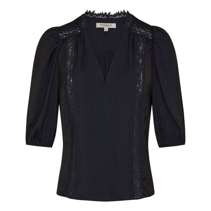 Blouse Col Marin Unie Manche 3/4 main image 1