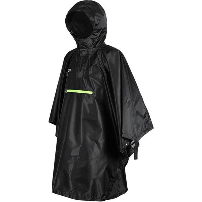 Veste De Pluie Homme Imperméable Coupe-vent - Capuche Réglable, Poches, Matières Respirantes - Taille S à 7XL