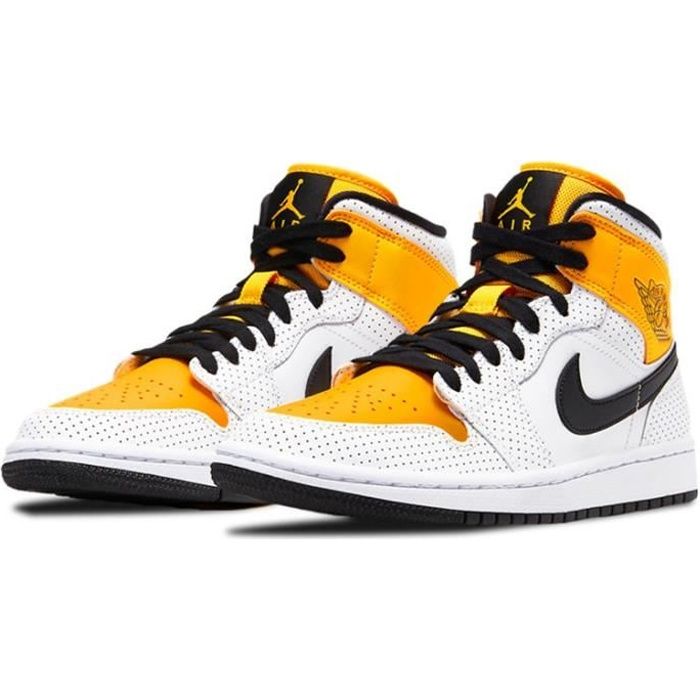 Basket Air Jordan 1 Mid“University Gold”Chaussure de Sport AJ 1 ... Basket Air Jordan 1 Mid“University Gold”Chaussure de Sport AJ 1 ...