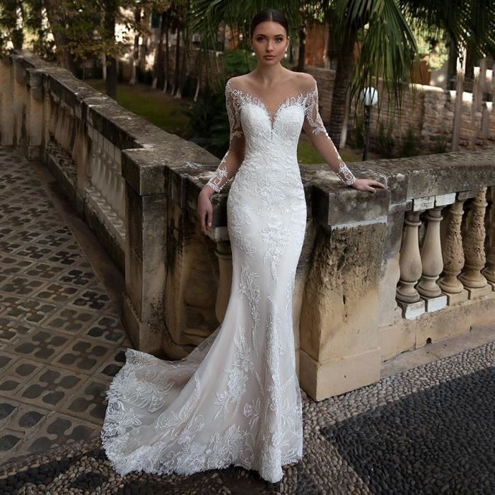 Robe blanche poisson hot sale