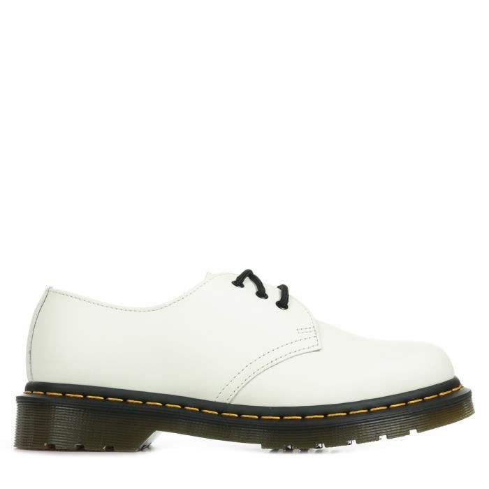 Derby Dr Martens 1461 - Femme - Blanc - Cuir - Lacets - Printemps Été