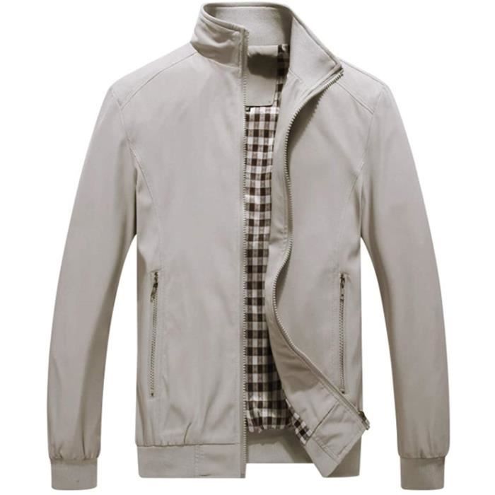 Veste Energie Vintage Pour Homme - Taille L - Style Casual Léger Et Confortable