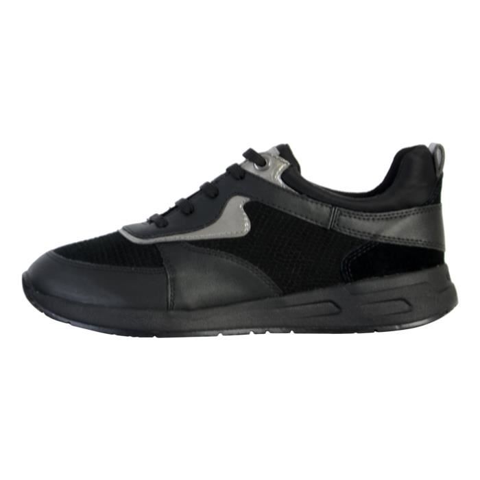Tennis Basket Basses GEOX Bulmya Femme Cuir Lacets