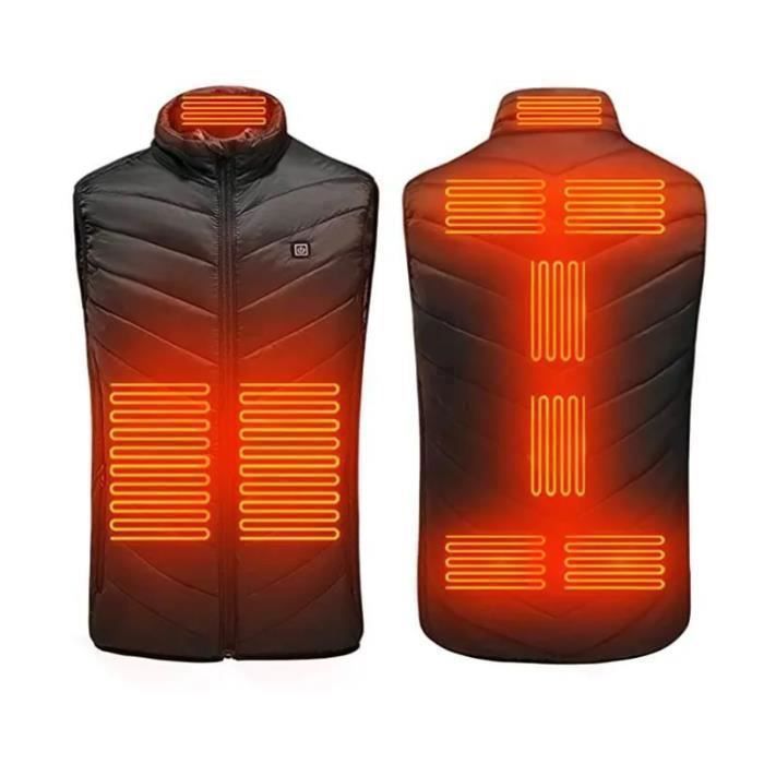 Gilet Chauffant Moto Grande Taille Vetement Chauffant Homme Hiver