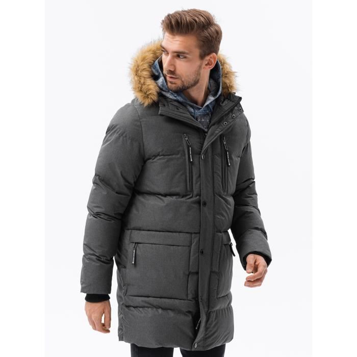 Blouson avec on sale fourrure homme