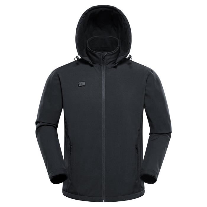 Veste chauffante softshell G-HEAT pour homme avec 4 zones de chaleur et  contrôle de température - Noir - Cdiscount Sport