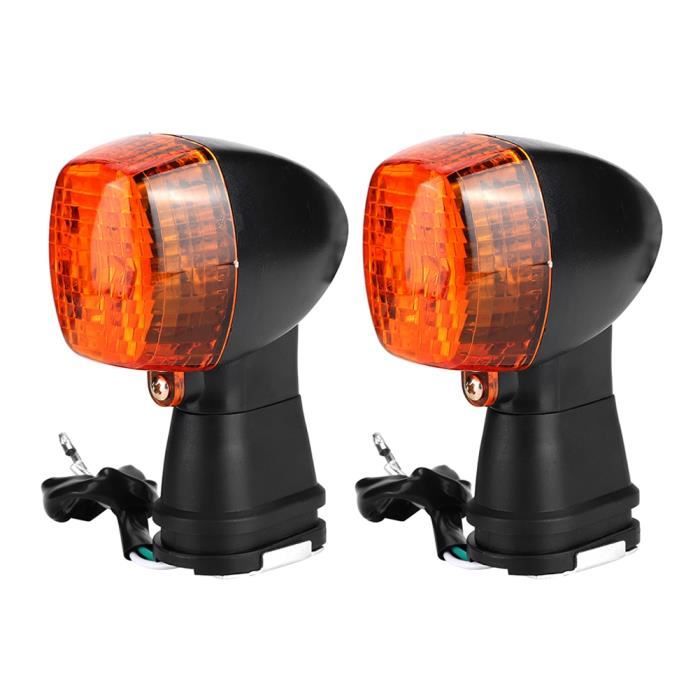 Mxzzand Clignotant LED pour Moto Clignotant LED Voyant Lumineux Moto pour  KAWASAKI ZXR 250R/400R/750R( +Jaune) auto bloc
