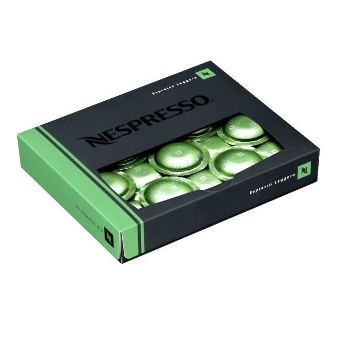 Nespresso Pro Espresso Leggero.50 capsules pour machines à café Nespresso
