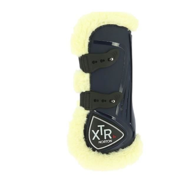 Meilleurs prix pour Guêtres NORTON "XTR" à boutons mouton synthétique - Couleur : marine, Taille : cheval équitation