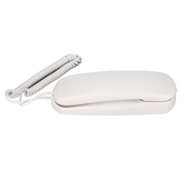 Téléphone Mural,Téléphone Fixe Avec Mini-Téléphone Fixe Pour Bureau À