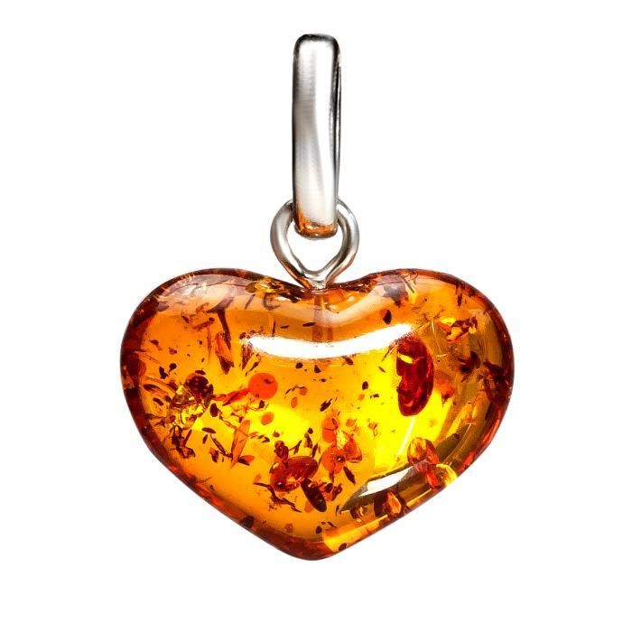 Pendentif Rond Ambre Baltique Cognac Nœud Argent 925 - Bijou Naturel Certifié 10.5mm Ou 13mm, Élégance Authentique & Chaleureuse