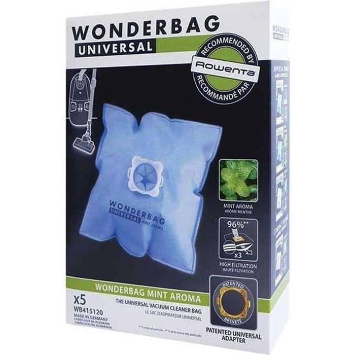 Sac pour Aspirateur - SEB - WB415120 - Sachet de 5 Sacs - Universel - Accessoire dorigine