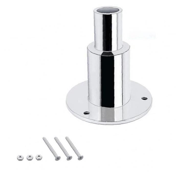 Raccord D'échappement Peau De Coque En Acier Inoxydable 316 - 24 Mm Droit - Pour Camion, Bateau, Voiture - Avec Vis Et écrous - 11