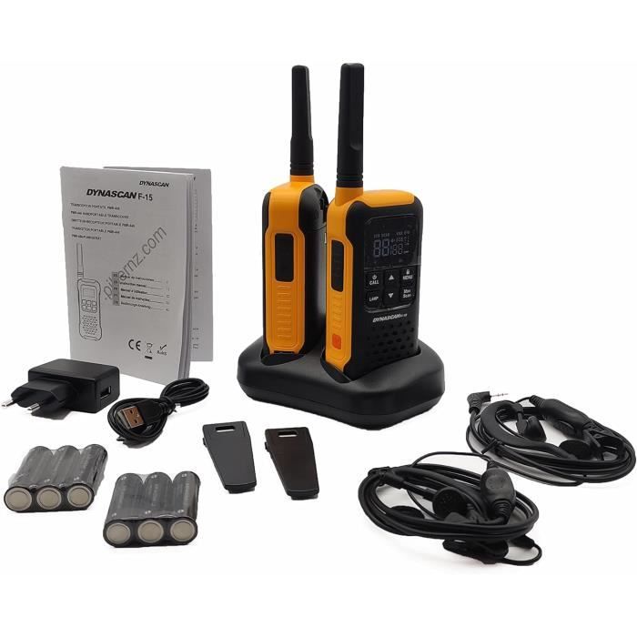 ESYNiC 3PZ Walkie Talkie Ricaricabile VOX Handsfree Radio - Foto 9