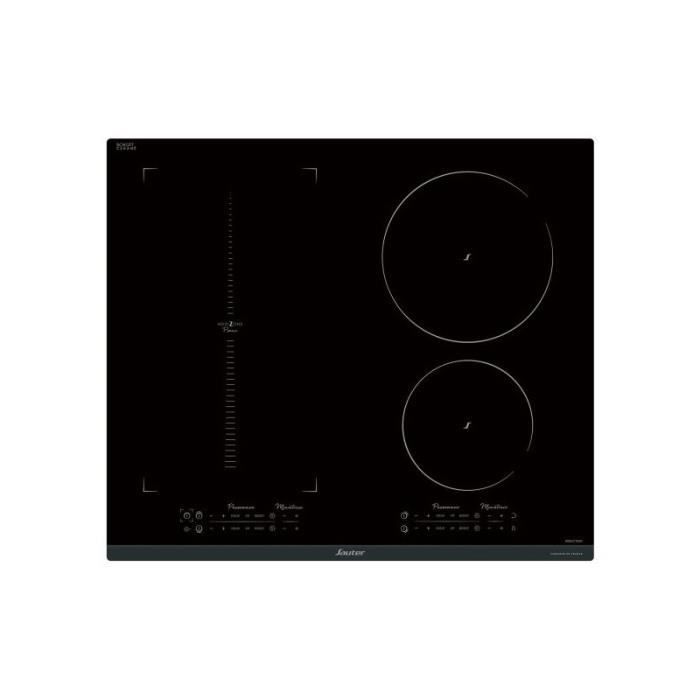 Plaque de cuisson induction SAUTER Horizone 52 Noir - 4 foyers - Commandes sensitives