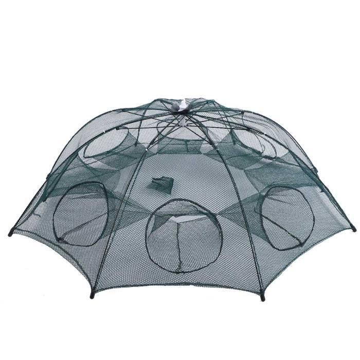 Piège à appât pliable pour pêche - Filet pour poissons, anguilles et crabes - Portable