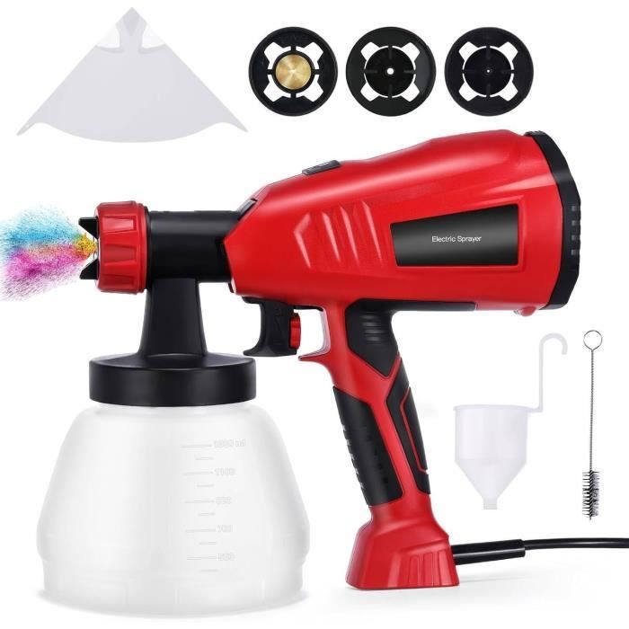 Mini Pistolet à Peinture TECHNIC HVLP buse 0,8mm H-2000P213 - Bricolage