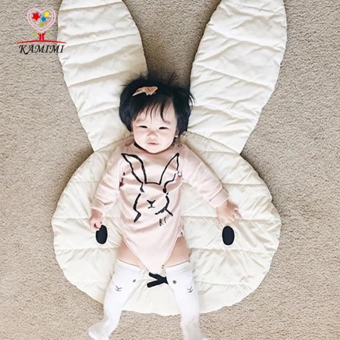 Bebe Lapin Couverture Nouveau Ne Tapis De Jeu Doux Coton Ramper Couverture Motif Lapin Mignon Bebe Chambre Decoration Achat Vente Nid D Ange Prolongation Soldes Cdiscount