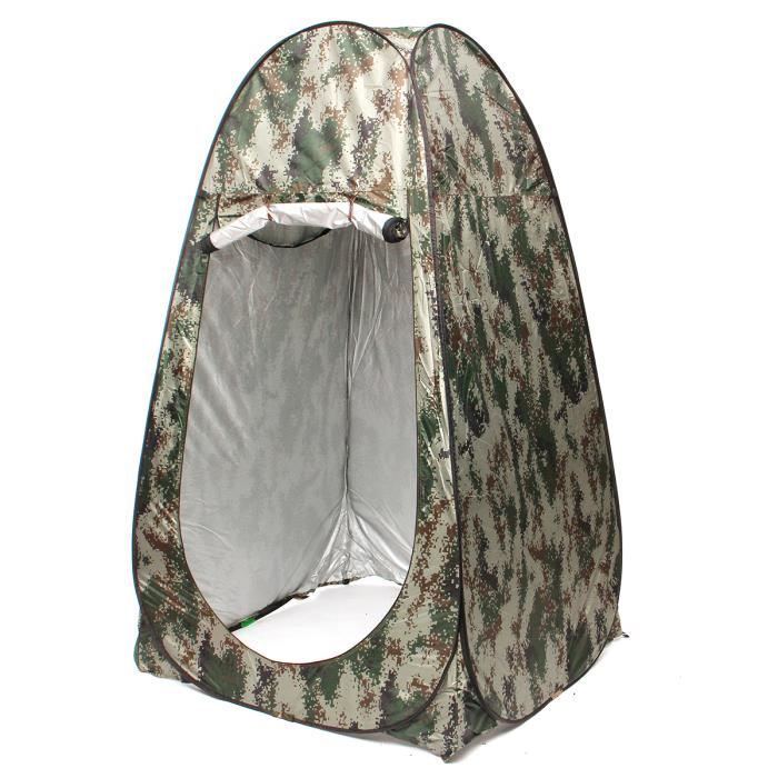 Tente de Douche Toilette Cabinet de Changement UV Protection Étanche Camouflage