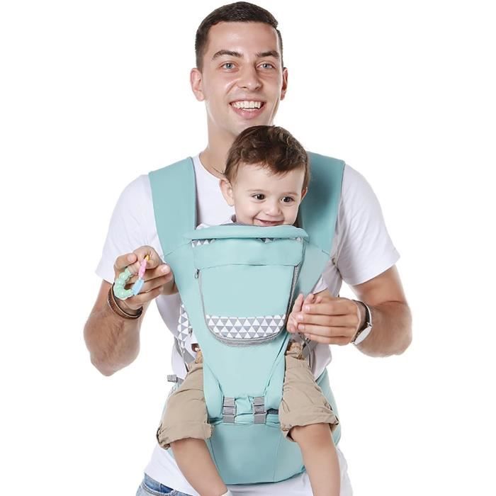 Porte-bébé ergonomique avec siège de hanche multifonctionnel