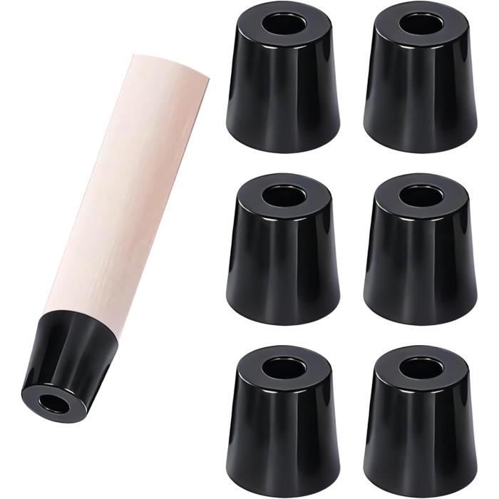 24 Pieds En Caoutchouc Adam Hall – Diamètre 38 Mm, Hauteur 20 Mm, Avec Insert Acier