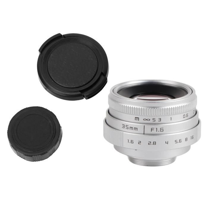 Objectif à Focale Fixe manuelle 35mm F1.6 Monture C grande ouverture