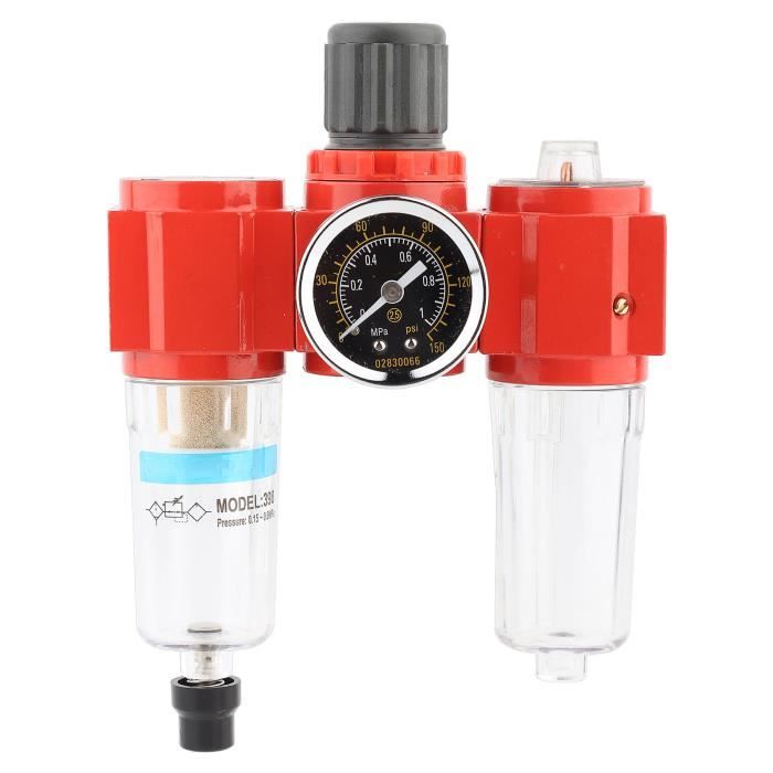 Régulateur Filtre à Air 3/8" - AC3010-03 - Filtre à Eau Et Régulateur Pression Air Comprimé