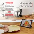 Moulinex Robot pâtissier + Pinceau + Maryse, 8 programmes, Application gratuite avec coaching, Silencieux, Robuste, Coach YY5171FG-1