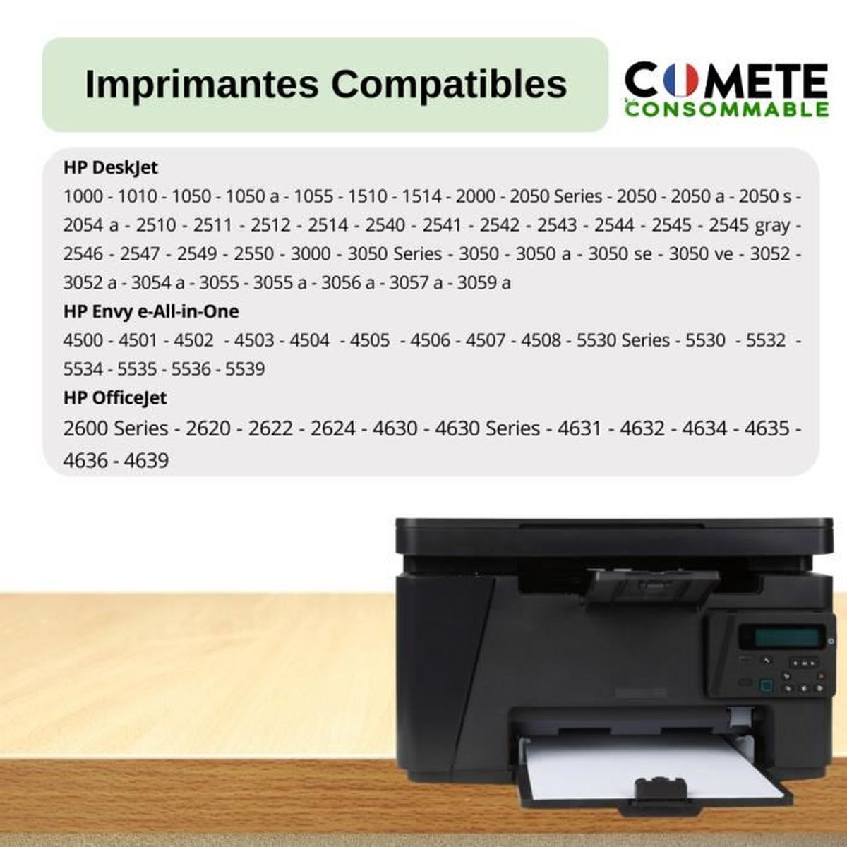 Cartouche d'encre compatible HP 301 XL Black +3 CMY - Pack de 2